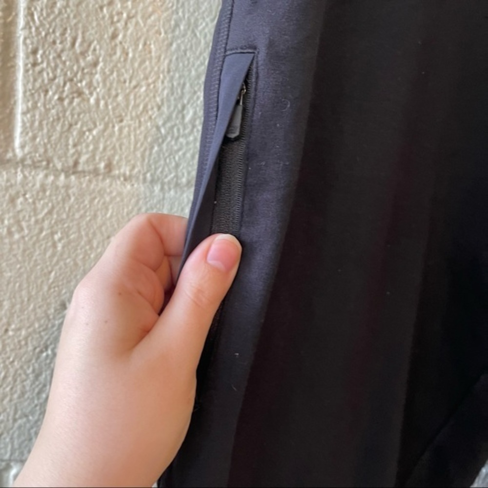 Mack Weldon Ace Sweatpant in Color True Black Jogger Style with Drawstring - Picture 6 of 10